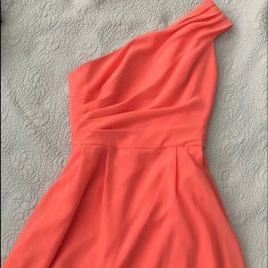 Jasmine brand coral bridesmaid/cocktail dress